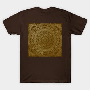 Mandala Royal - Cinnamon and Gold T-Shirt